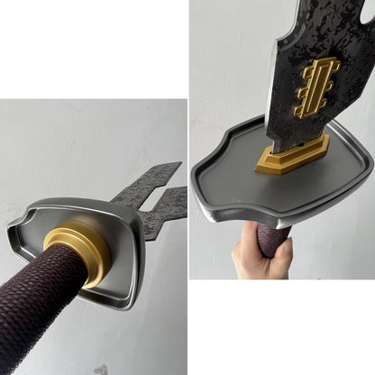 17.7" Fushiguro Toji Sword Cosplay Weapons Sword Real Metal with Display Stand