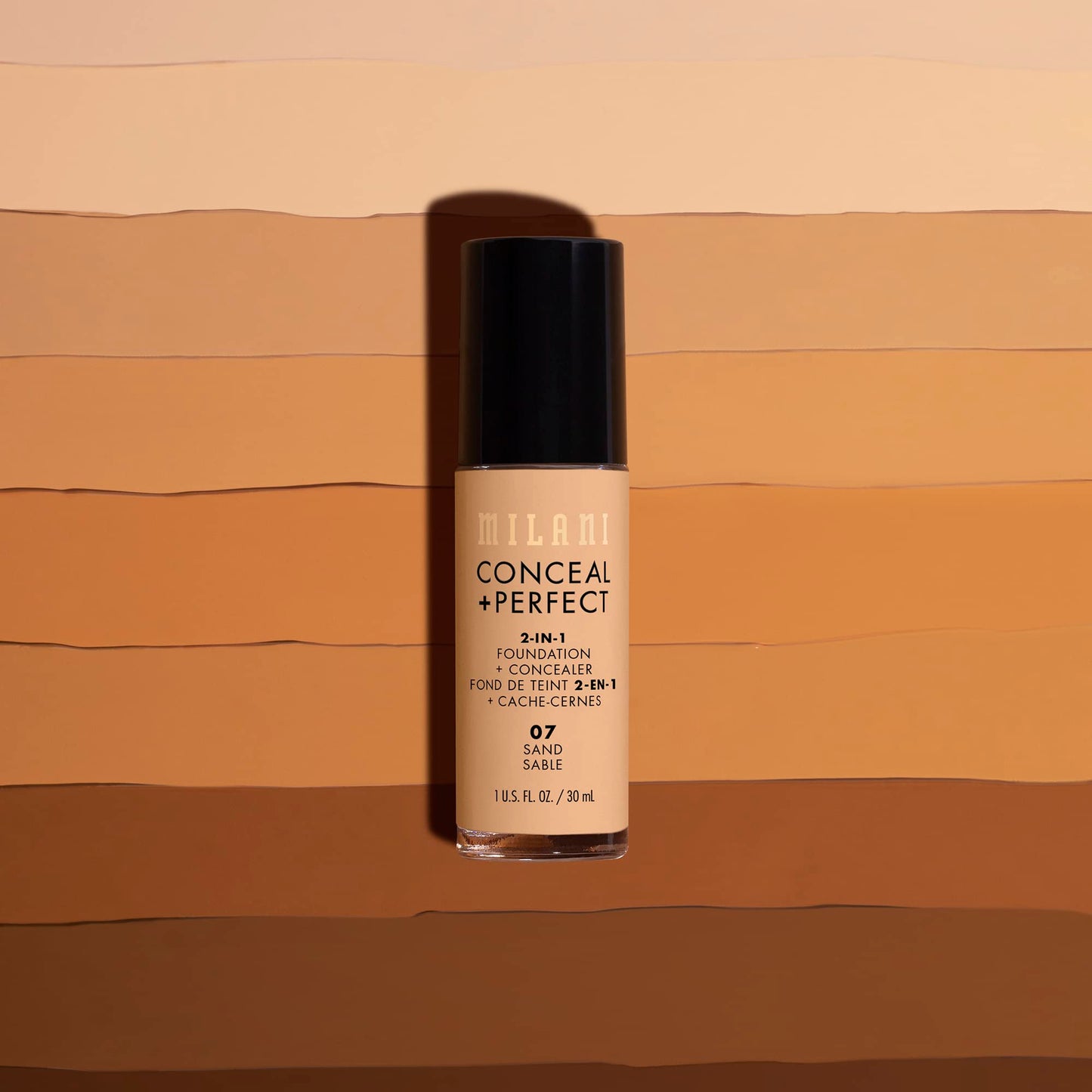 Milani Conceal + Perfect 2-in-1 Foundation + Concealer for a Flawless Complexion, Under Eye Corrector, Cover Redness and Imperfections, Waterproof and Sweatproof - 05A-Natural Beige