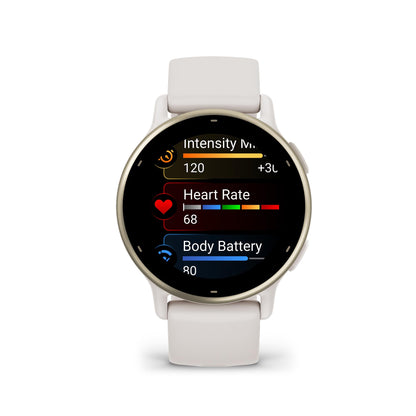 Garmin Vívoactive 5, Health and Fitness GPS Smartwatch, AMOLED Display, Up to 11 Days of Battery, Slate Aluminum Bezel with Black Case and Silicone Band | Up to 11 Days Battery, 5 Atm, Corning Gorilla Glass 3