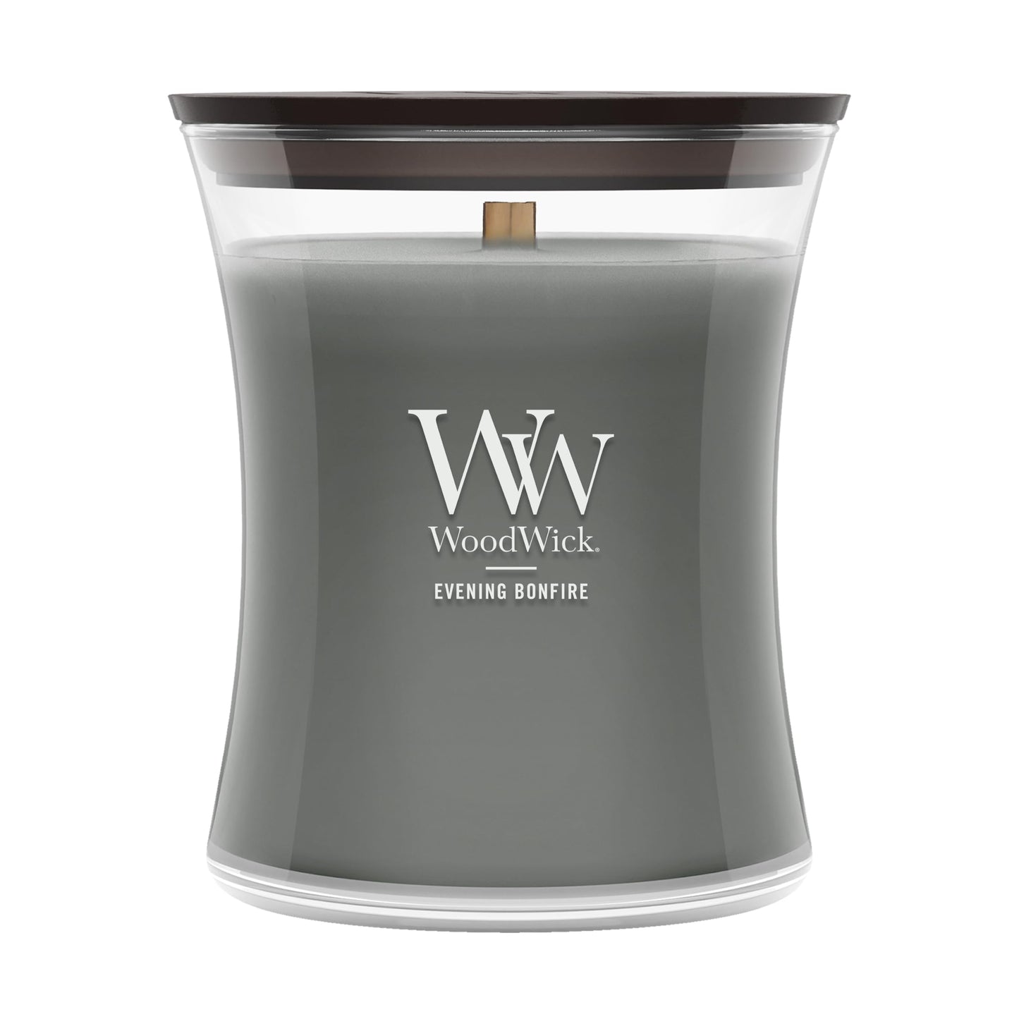 WoodWick Large Hourglass Fireside Candle, Premium Soy Blend Wax, Crackles as it burns, Perfect for Gifting, 21oz