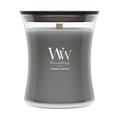 WoodWick Large Hourglass Fireside Candle, Premium Soy Blend Wax, Crackles as it burns, Perfect for Gifting, 21oz