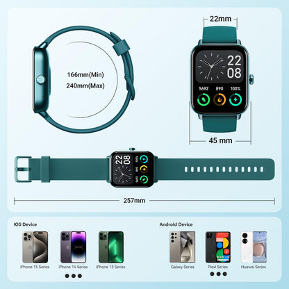 Smart Watch for Women Android & iPhone, Alexa Built-in, IP68 Waterproof Activity Fitness Tracker with Bluetooth Call (Answer/Make), 1.8" Smartwatch with Heart Rate/SpO2/Sleep Monitor, 100+ Sports Mode | Pink