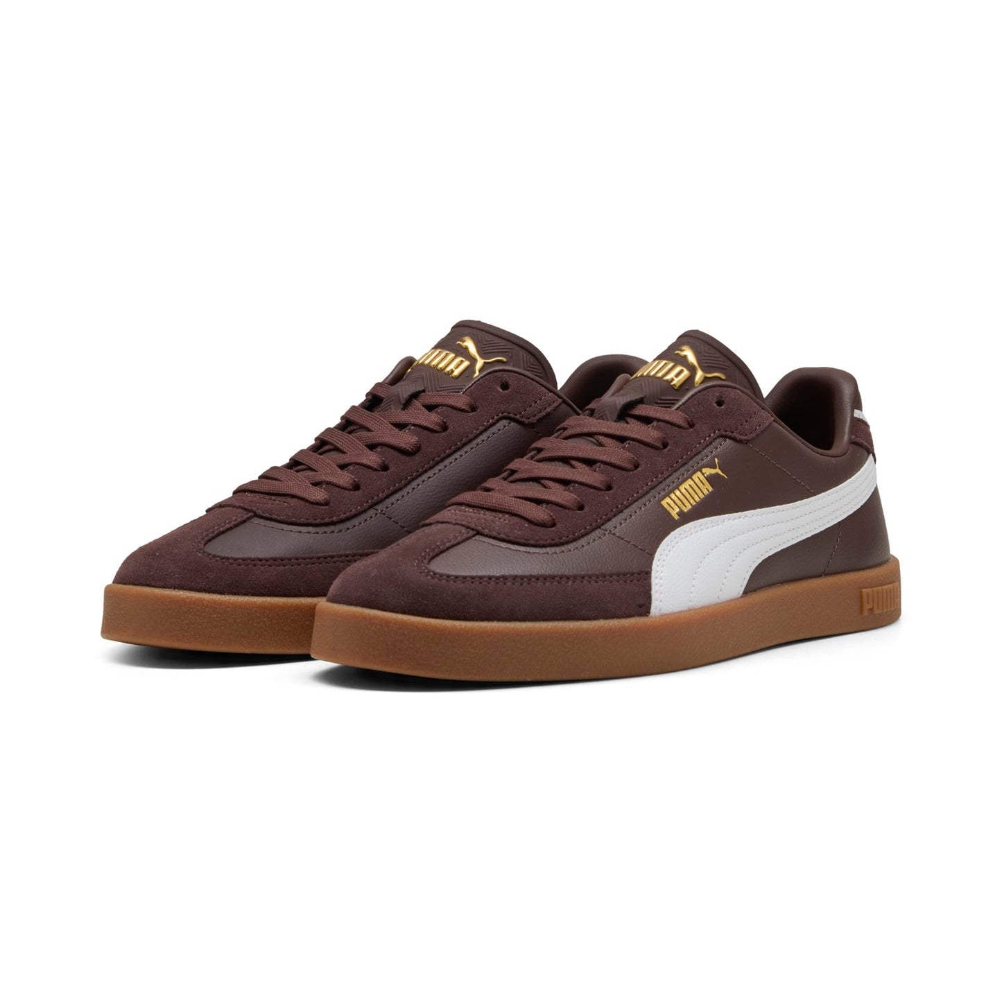 PUMA Mens Club Ii Era Suede Lace Up Sneakers Shoes Casual