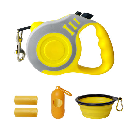 Retractable Dog Leash Automatic Telescopic Tractor Dog Tape, Pet Tape 10/16 FT Durable and Convenient, with Non-Slip Handle, Suitable for Small and Medium-Sized Dogs