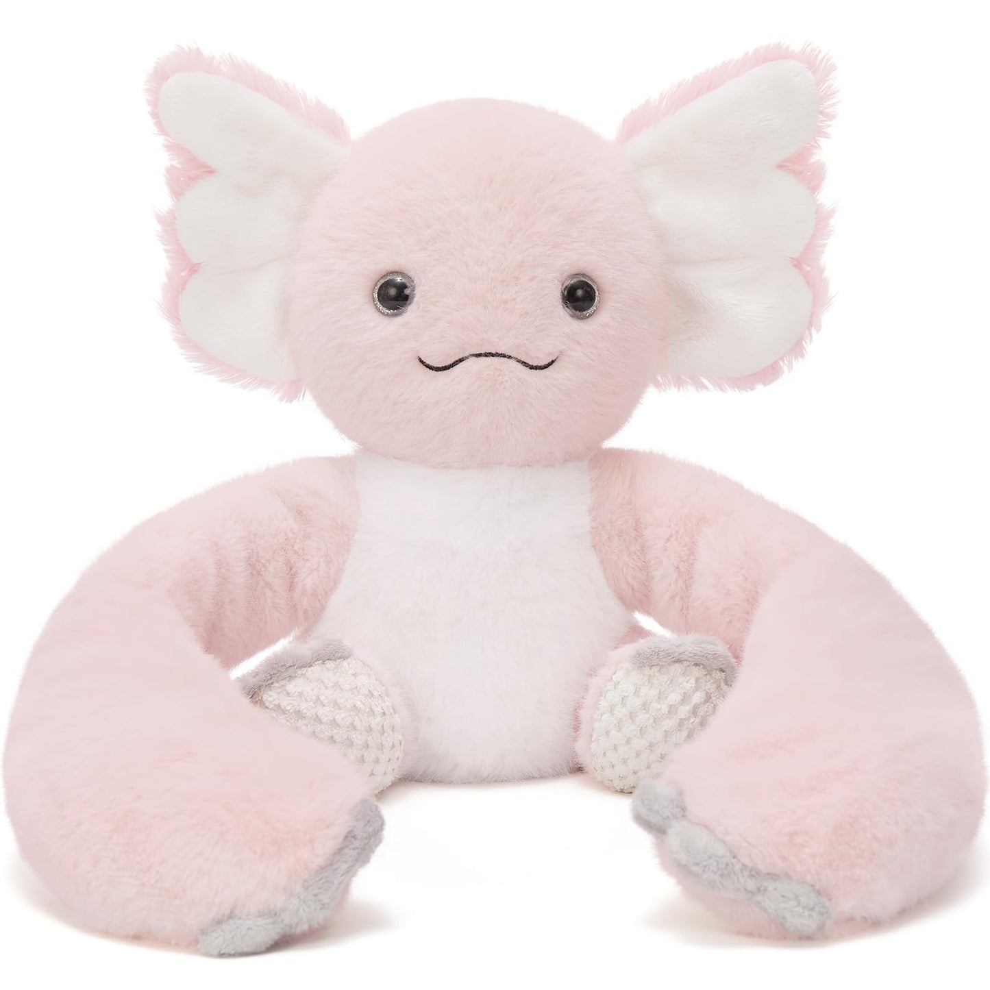 MaoGoLan 47" Giant Axolotl Stuffed Animal,Ultra Soft Salamander Kids Body Pillow Plush,4 Feet Jumbo Throw Pillow Plushie for Axolotl Lover,Home Decor,Gifts