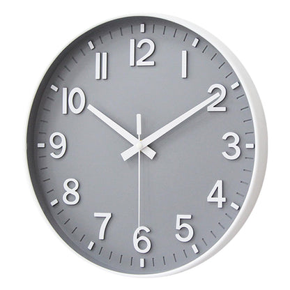HZDHCLH Wall Clocks Battery Operated,Wall Clock Green,8 inch Wall Clock Silent Non Ticking Modern 3D Numbers for Kitchen Bedroom Living Room Office Classroom Decor