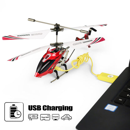 Cheerwing S107/S107G Phantom 3CH 3.5 Channel Mini RC Helicopter with Gyro Blue