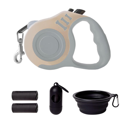 Retractable Dog Leash Automatic Telescopic Tractor Dog Tape, Pet Tape 10/16 FT Durable and Convenient, with Non-Slip Handle, Suitable for Small and Medium-Sized Dogs
