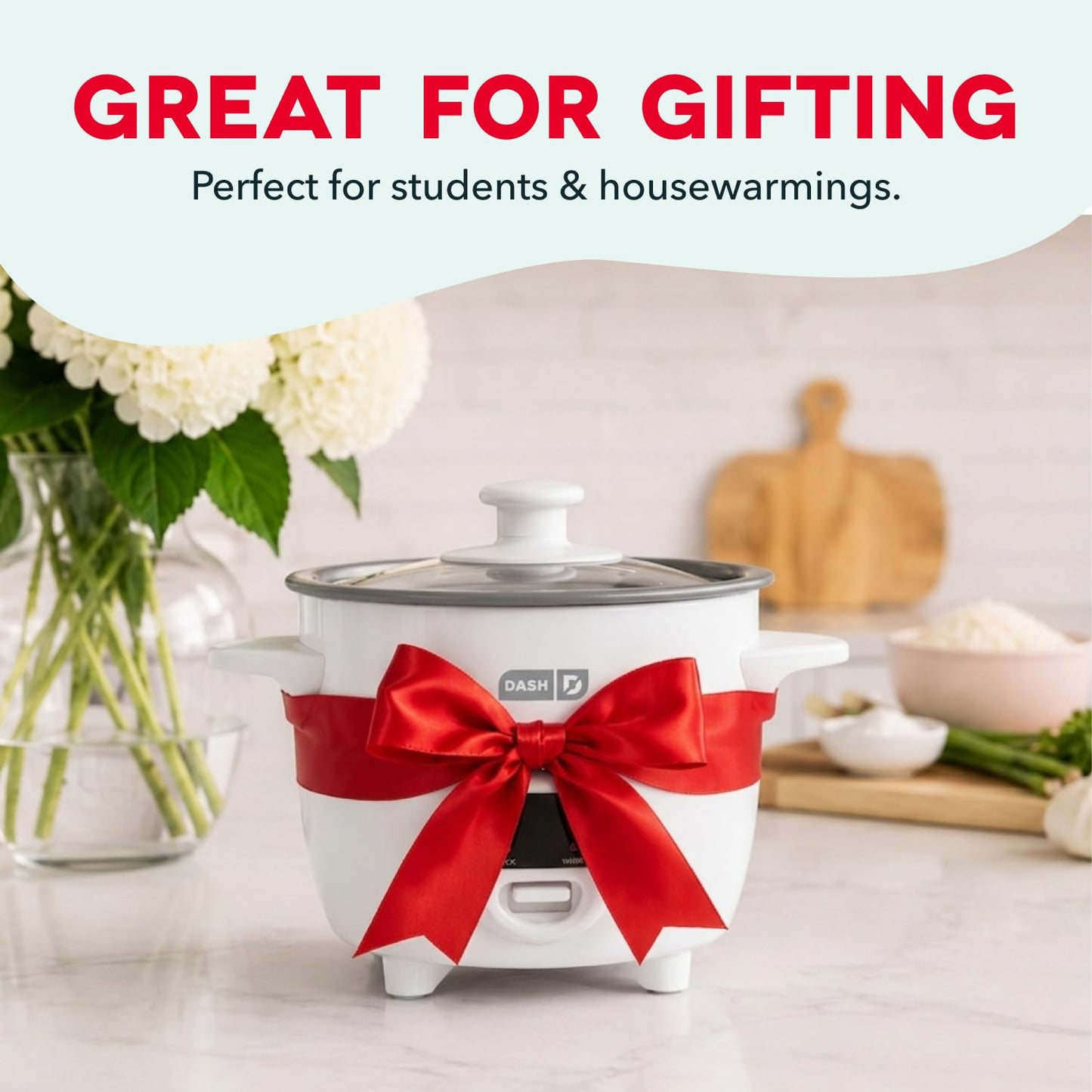 Dash Mini Rice Cooker | Small Rice Maker, 2 Cups Cooked / 1 Cup Uncooked, Ceramic Nonstick Removable Pot, Keep Warm Function, Compact and Portable for Dorm, Travel, Single Serve, Aqua
