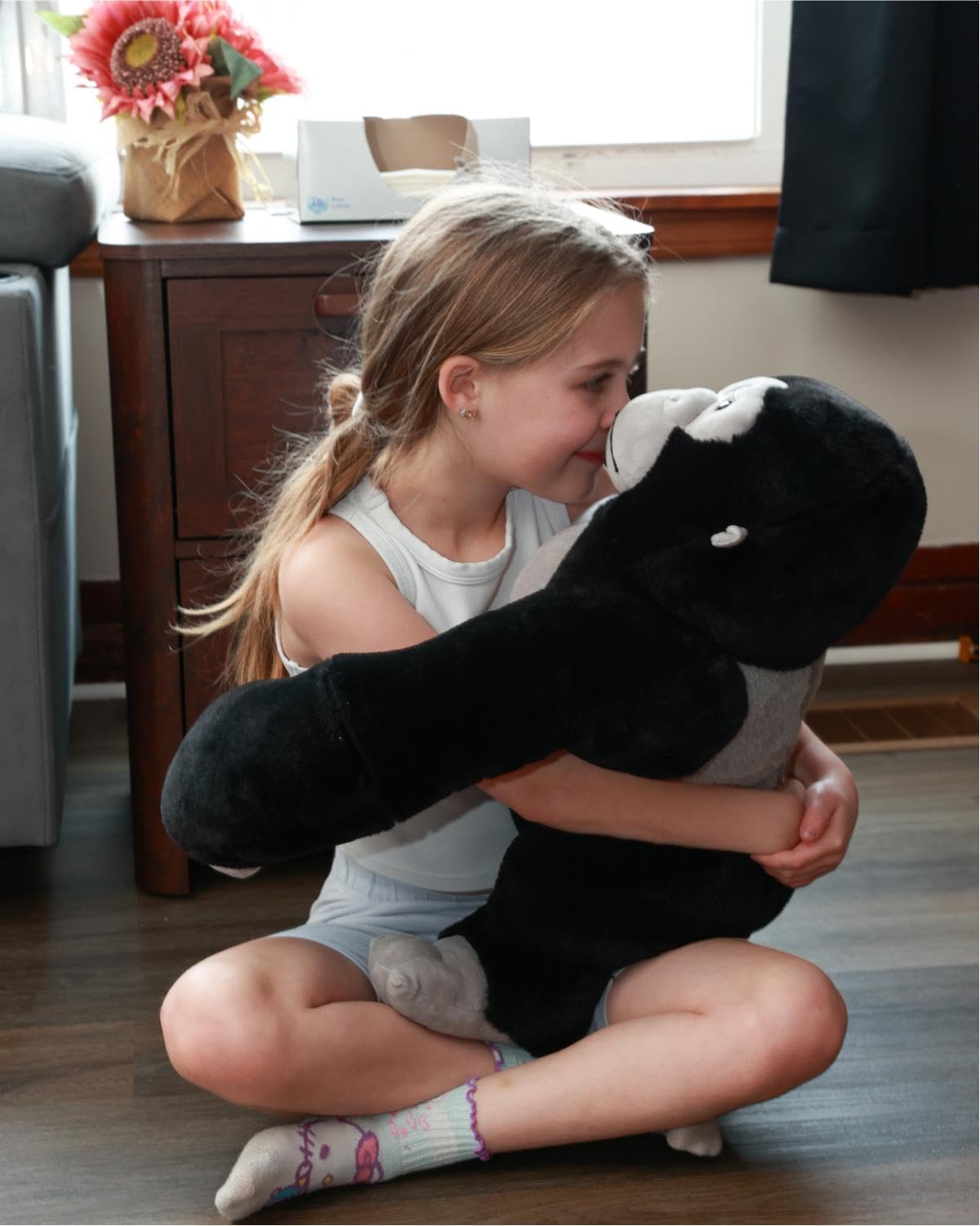 MaoGoLan 47" Giant Axolotl Stuffed Animal,Ultra Soft Salamander Kids Body Pillow Plush,4 Feet Jumbo Throw Pillow Plushie for Axolotl Lover,Home Decor,Gifts
