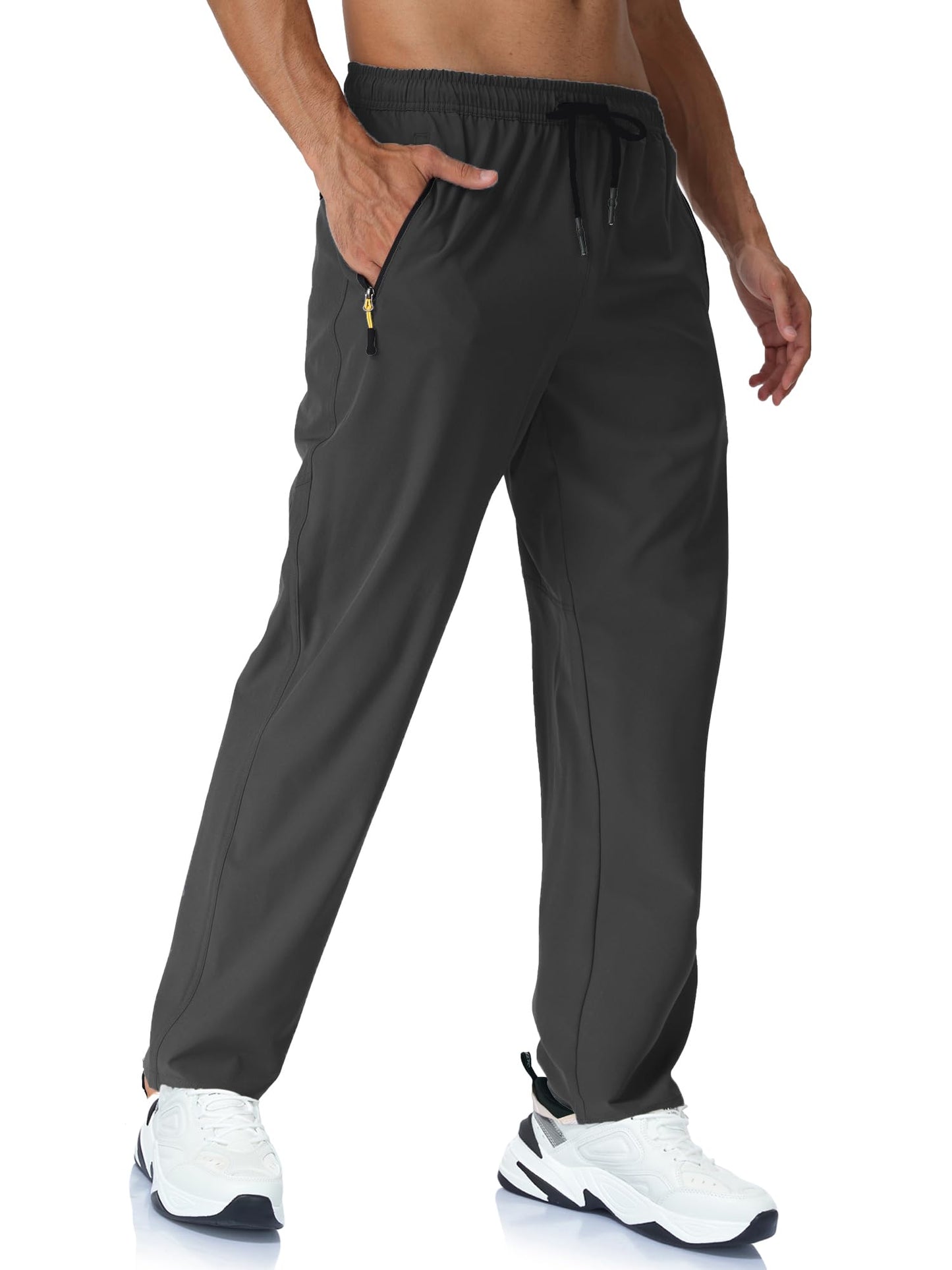 Rapoo Mens Lightweight Hiking Pants Quick Dry Stretch Joggers for Running Workout Casual