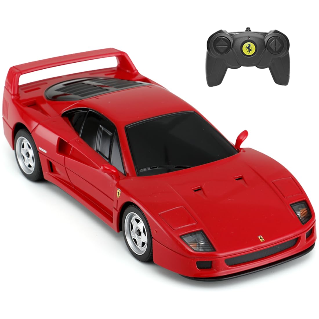 PowerTRC Official Licensed Ferrari RC Car, Remote Control Ferrari F40 Toy Car, 1:24 Ferrari Electric Sport Racing Toy Car Model Vehicle, Licensed Car Series for Adults Boys
