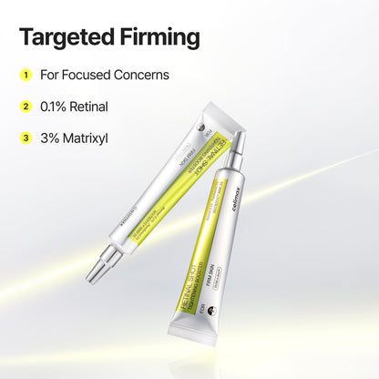celimax The Vita A Retinal Shot Tightening Booster | 0.1% Retinal, 3% Matryxyl, High-Strength Retinoid for Anti-Aging, Pore Minimizer, Wrinkles & Fine Lines, Firmer Skin, 15ml, Korean Skin Care Gift