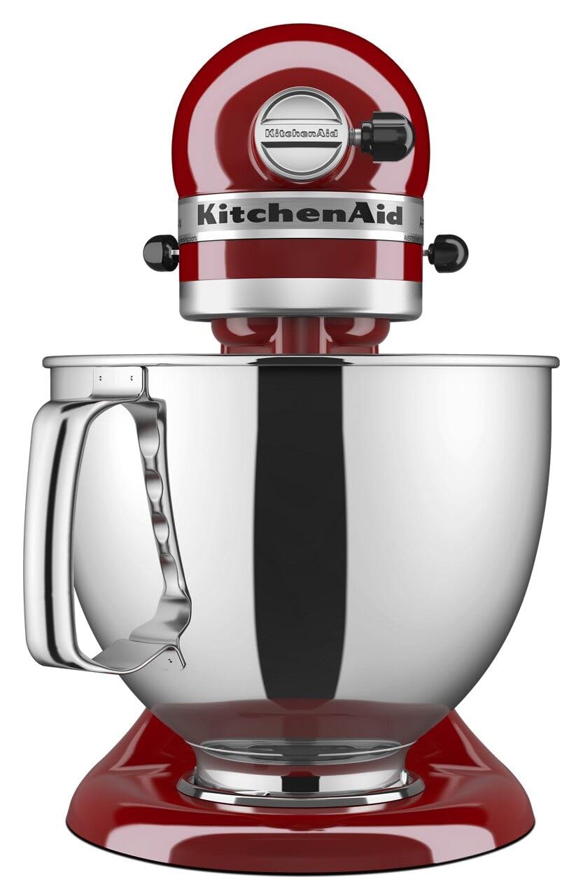 KitchenAid Artisan Series 5 Quart Tilt Head Stand Mixer with Pouring Shield KSM150PS, Almond Cream
