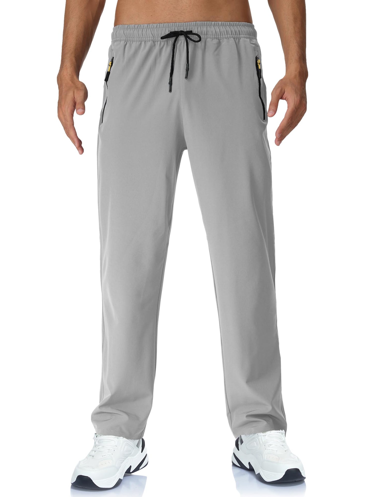 Rapoo Mens Lightweight Hiking Pants Quick Dry Stretch Joggers for Running Workout Casual