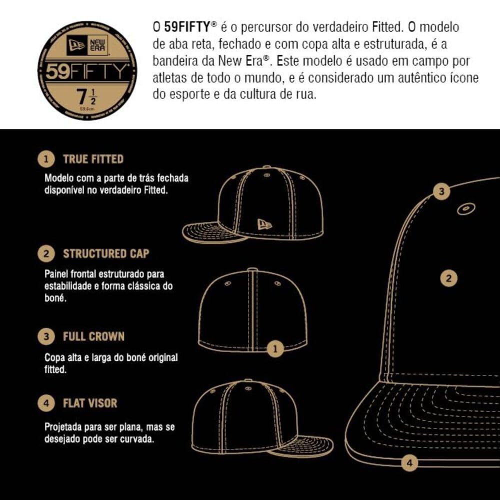 New Era Mens New York Yankees MLB Authentic Collection 59FIFTY Cap, Adult, Scarlet