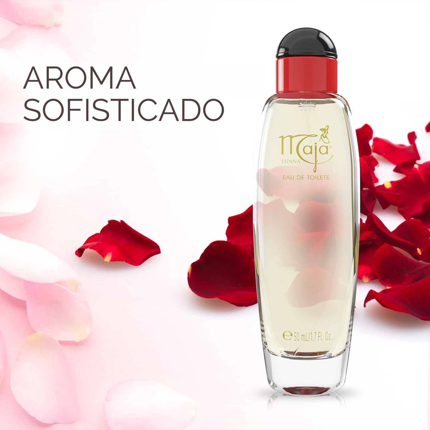 Maja Clásico Eau de Toilette, Sofisticada fragancia con toque ligero de especies y flores, Fragancia Exótica con Aroma Oriental, Eau de Toilette para la mujer, 50 ml, Botella con atomizador.