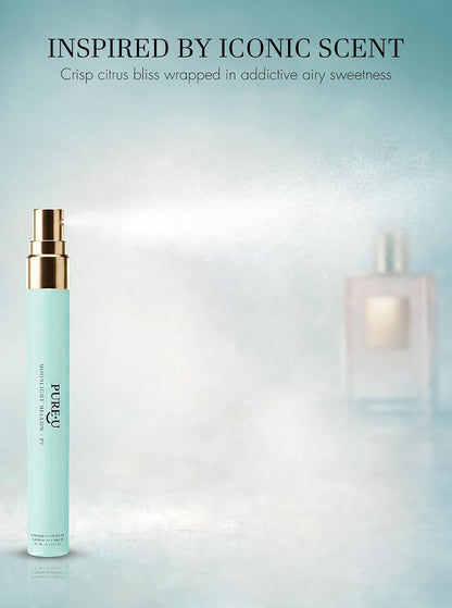 Pheromone Perfume for Women - Long Lasting Saffron Amber & Cedarwood Sophisticated Scent, Luxury Concentrated Extrait de Parfum Spray Oil, Portable Size Signature Scent, 1 fl oz (30ML
