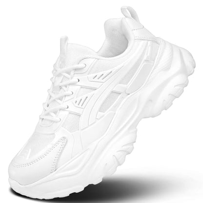 Women's Road Running Shoes Non Slip Ladies Walking Fashion Athletic Chunky Sneakers Work Gym Comfort Lightweight Mesh Soft Sole