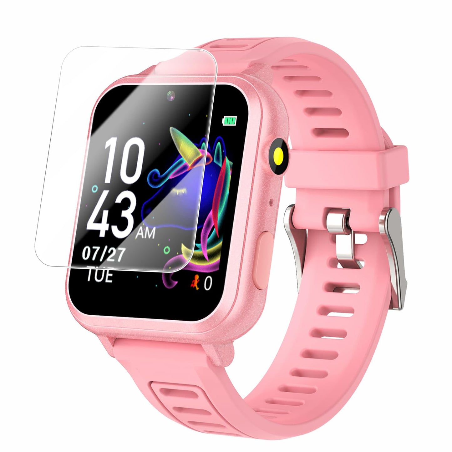 Cosjoype Kids Game Smart Watch for Kids with 39 Puzzle Games HD Touch Screen Camera Music Player Pedometer Alarm Clock Calculator Flashlight 12/24hr Kid Watch Gift for 4-12 Year Old Boys Toys for Kid