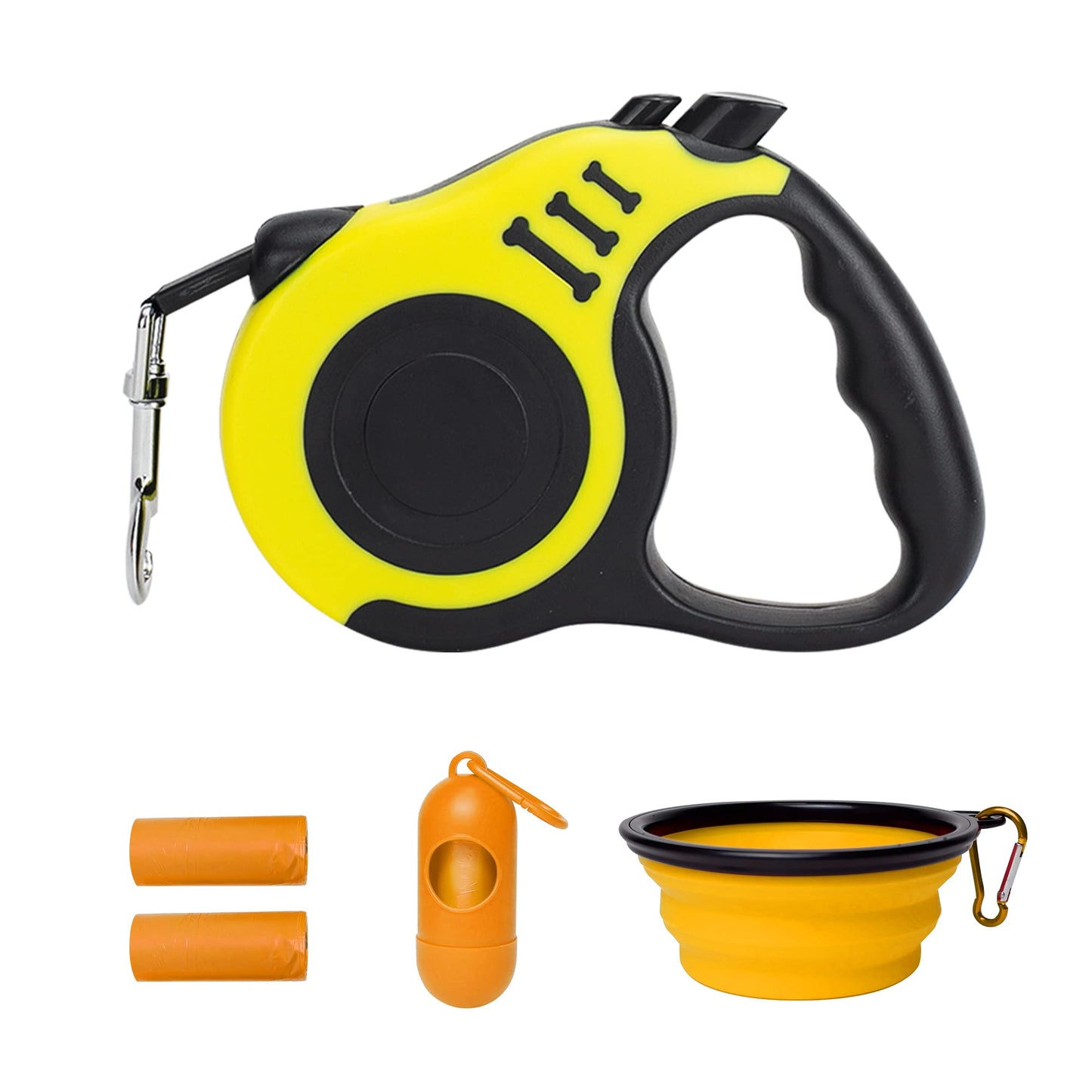 Retractable Dog Leash Automatic Telescopic Tractor Dog Tape, Pet Tape 10/16 FT Durable and Convenient, with Non-Slip Handle, Suitable for Small and Medium-Sized Dogs
