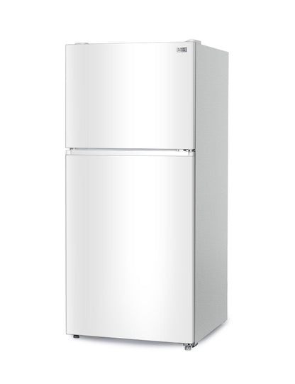 BLACK+DECKER 16.4 Cu. Ft. Top Mount Refrigerator with Freezer, 2 Door Refrigerator with Top Freezer and Separate Temperature Controls, Auto Defrost, BR1640KW, White