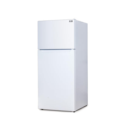 BLACK+DECKER 16.4 Cu. Ft. Top Mount Refrigerator with Freezer, 2 Door Refrigerator with Top Freezer and Separate Temperature Controls, Auto Defrost, BR1640KW, White