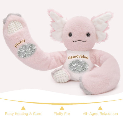 MaoGoLan 47" Giant Axolotl Stuffed Animal,Ultra Soft Salamander Kids Body Pillow Plush,4 Feet Jumbo Throw Pillow Plushie for Axolotl Lover,Home Decor,Gifts