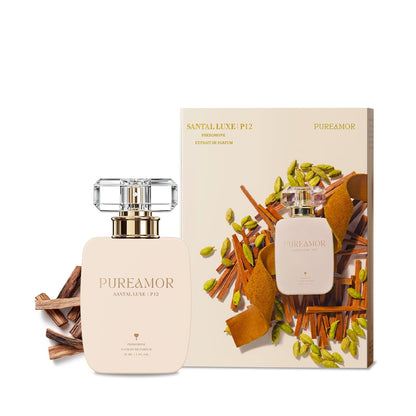 Pheromone Perfume for Women, Amber Noir Extrait de Parfum - Long Lasting Vanilla Amber Scent, 30% High Concentration, Full Size Fragrance Spray, 1.0 oz / 30 ml