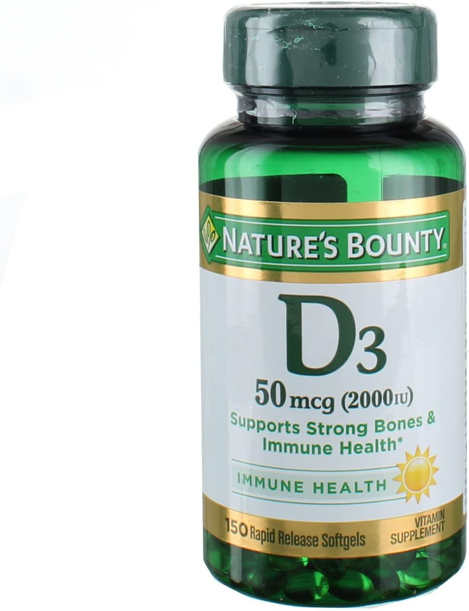 Nature’s Bounty High Absorption Magnesium Glycinate 240 mg for Supporting Muscle Relaxation and Bone, Heart & Nerve Health – Non-GMO, Gluten-Free, Vegetarian, 120 Count/60 Servings