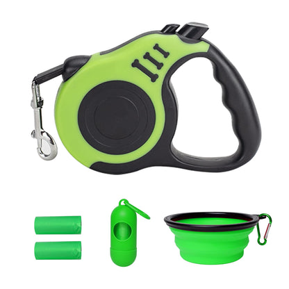 Retractable Dog Leash Automatic Telescopic Tractor Dog Tape, Pet Tape 10/16 FT Durable and Convenient, with Non-Slip Handle, Suitable for Small and Medium-Sized Dogs