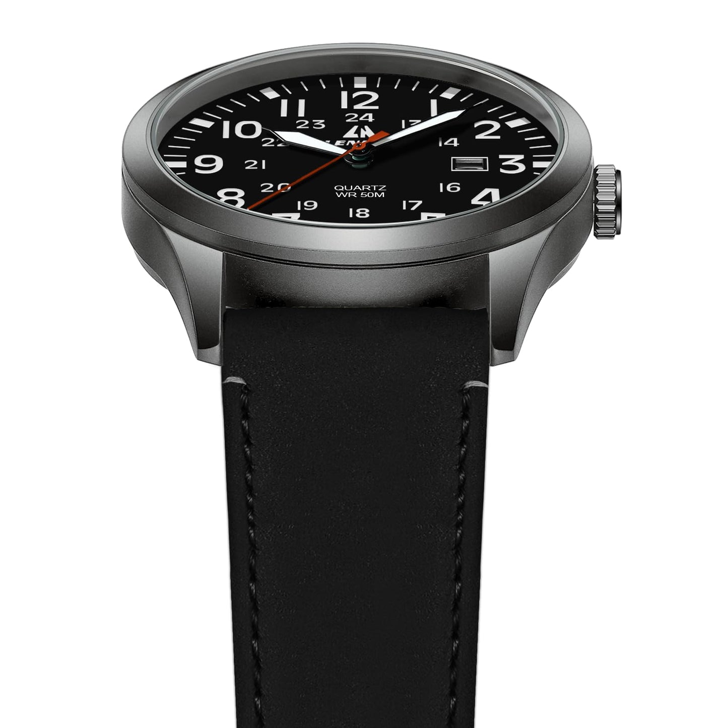 LN LENQIN Mens Watches Unisex Military Sport Nylon Strap Stylish Luminous Fashion Analog Quartz Watch for Men Waterproof Army Tactical Casual Wristwatch