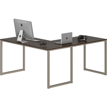 SHW Mission 32-Inch Home Office Computer Desk, Black