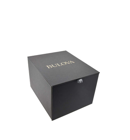Bulova Men's Classic Sutton 4-Hand Automatic Watch, 24-Hour Sub Dial, Open Aperture, Self-Winding, Exhibition Caseback, Double Curved Mineral Crystal, Luminous Hands, 42mm