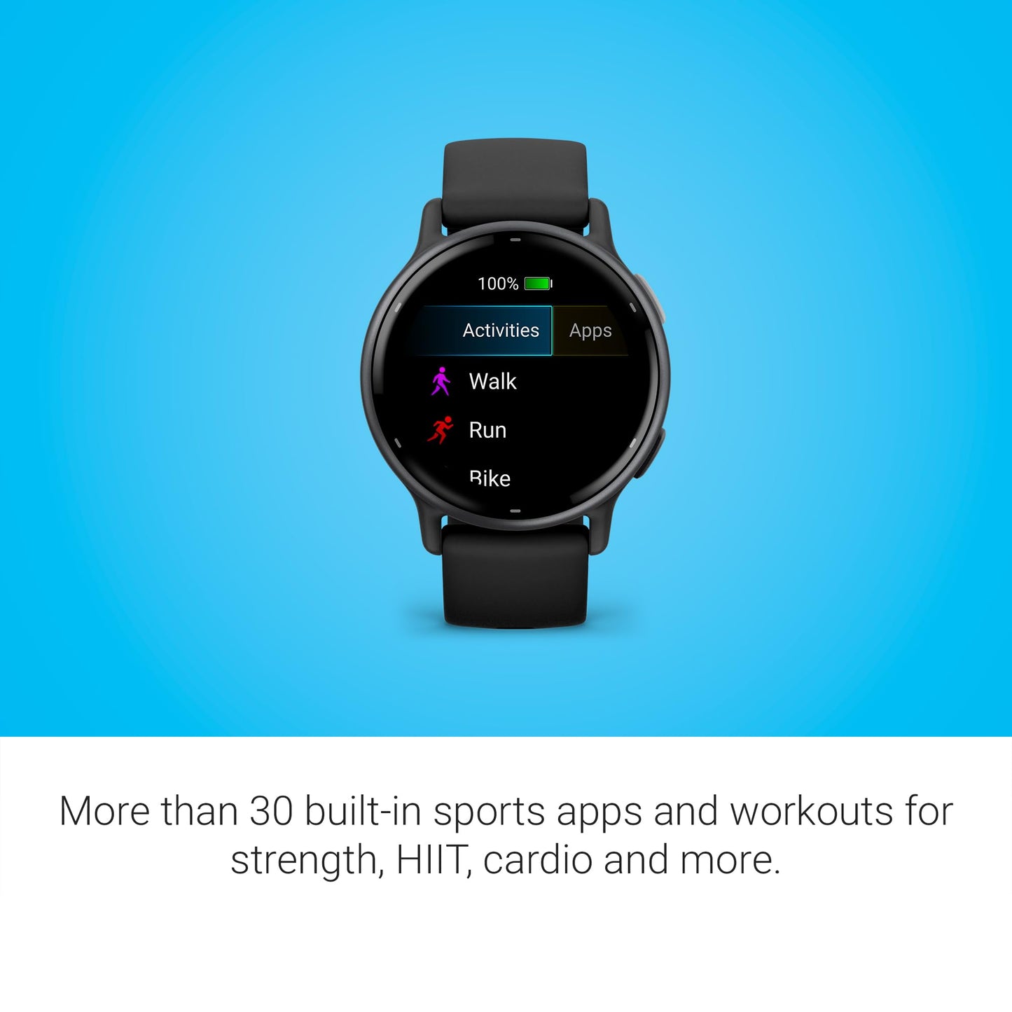 Garmin Vívoactive 5, Health and Fitness GPS Smartwatch, AMOLED Display, Up to 11 Days of Battery, Slate Aluminum Bezel with Black Case and Silicone Band | Up to 11 Days Battery, 5 Atm, Corning Gorilla Glass 3