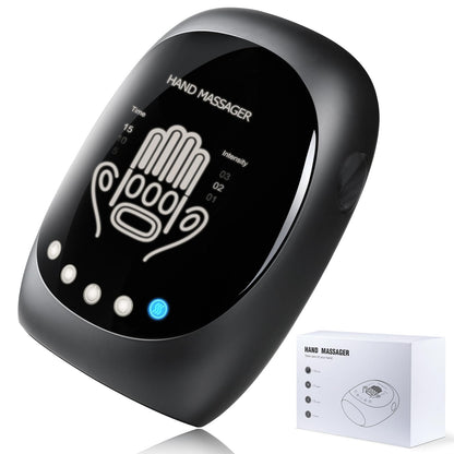 FSA-HSA Eligible Hand Massager with Heat and Compression for Arthritis Pain Relief, with 5-Finger Individual Therapy, Fits All Hand Sizes,Rechargeable & Portable (White)