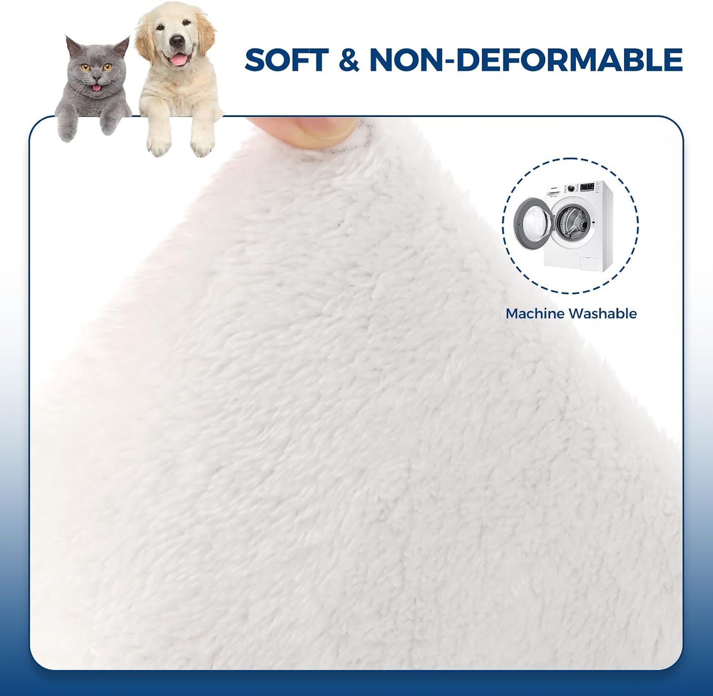 Admaison Cat Hammock for Cage Hanging Reversible 2Pack,Pet Hammock Bed Adjustable,Soft Sleeping Hammock for Cats,Ferret,Puppy,Rabbits,Small Animals (M, CAT)