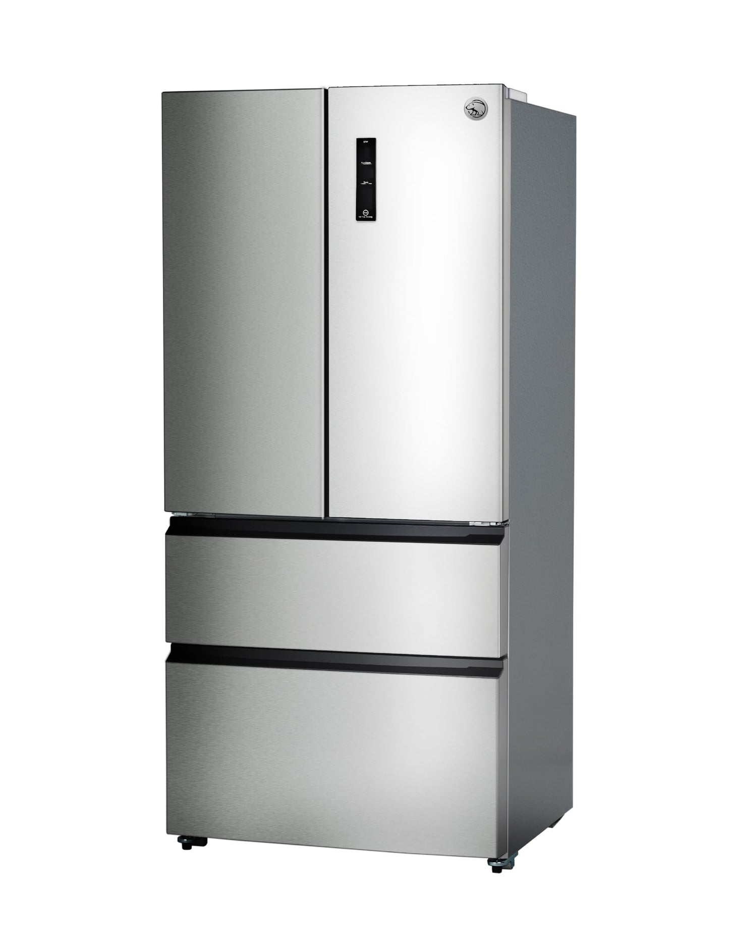 Commercial Cool 20 Cu. Ft. Top Mount Refrigerator with Freezer, 2-Door Refrigerator with Top Freezer and Adjustable Temperature Control, Ice Maker Ready, Energy Star Certified, Stainless Look