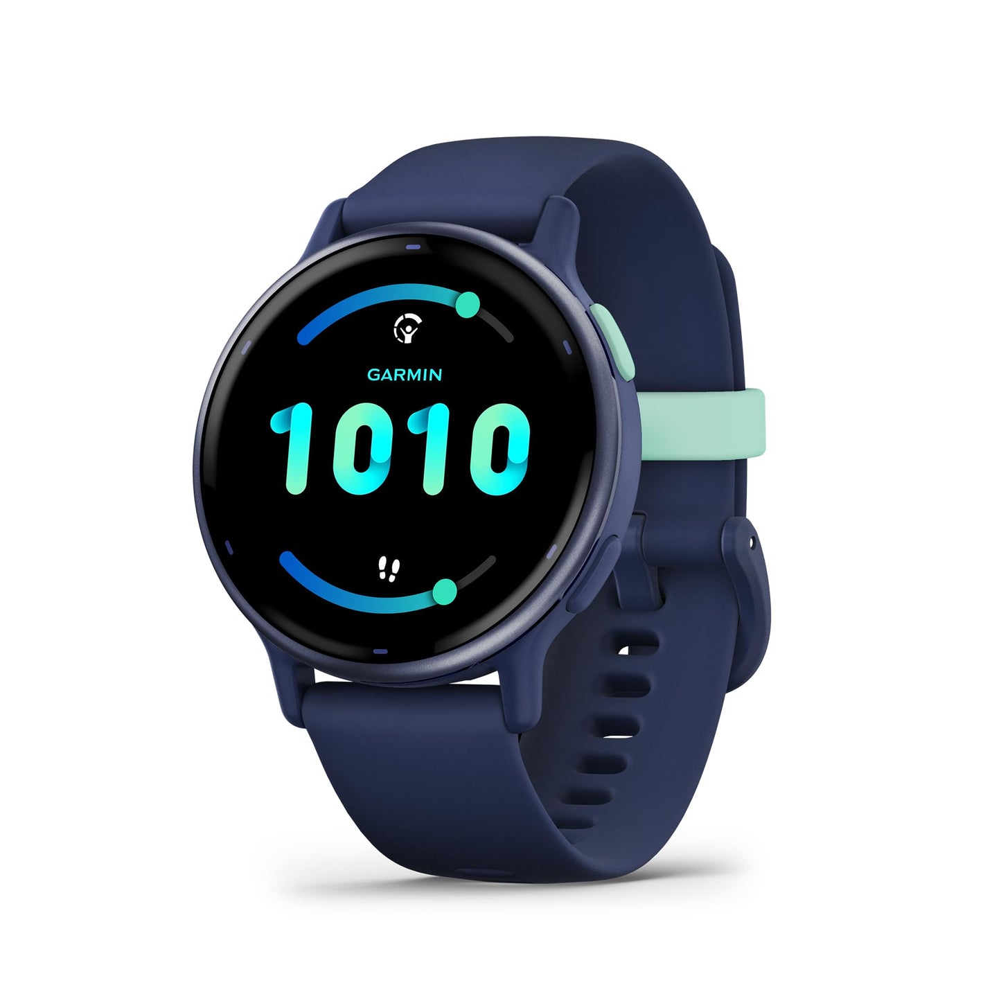 Garmin Vívoactive 5, Health and Fitness GPS Smartwatch, AMOLED Display, Up to 11 Days of Battery, Slate Aluminum Bezel with Black Case and Silicone Band | Up to 11 Days Battery, 5 Atm, Corning Gorilla Glass 3