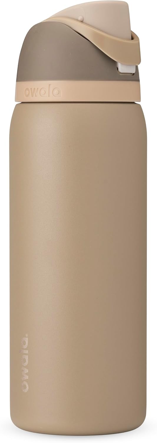 Owala FreeSip Insulated Stainless Steel Water Bottle with Straw, BPA-Free Sports Water Bottle, Great for Travel, 24 Oz, Denim