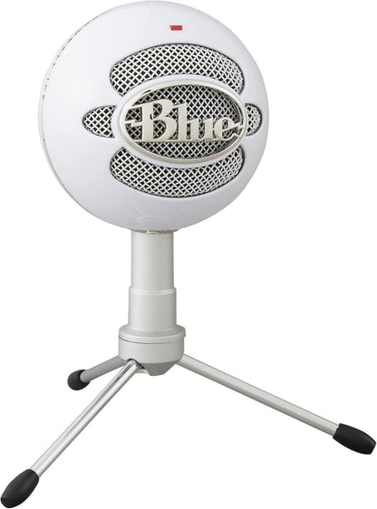 Logitech for Creators Blue Snowball iCE USB Microphone - White (Renewed)