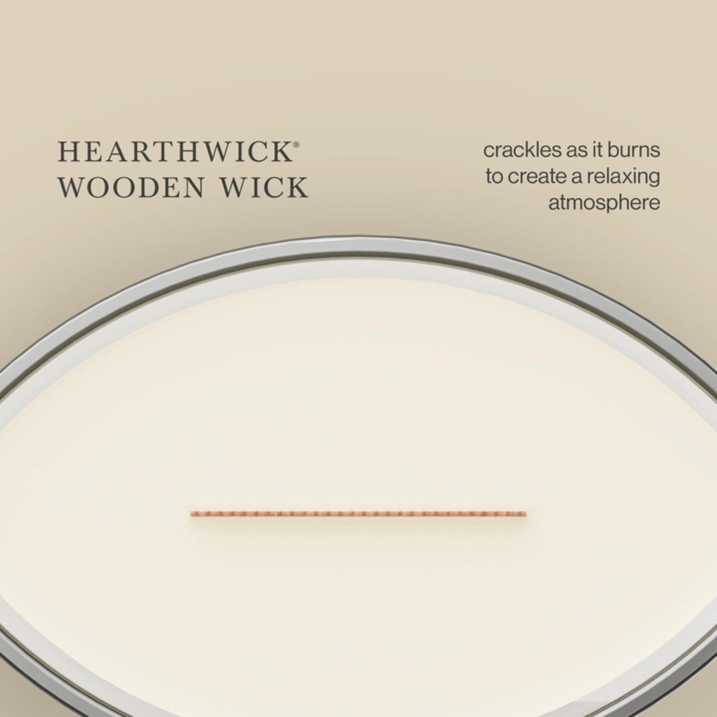 WoodWick Large Hourglass Fireside Candle, Premium Soy Blend Wax, Crackles as it burns, Perfect for Gifting, 21oz