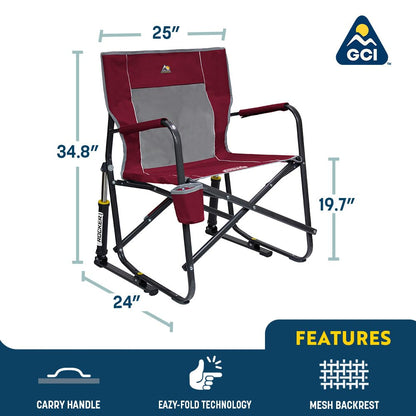GCI Outdoor Stowaway Rocker - Hunter Topo