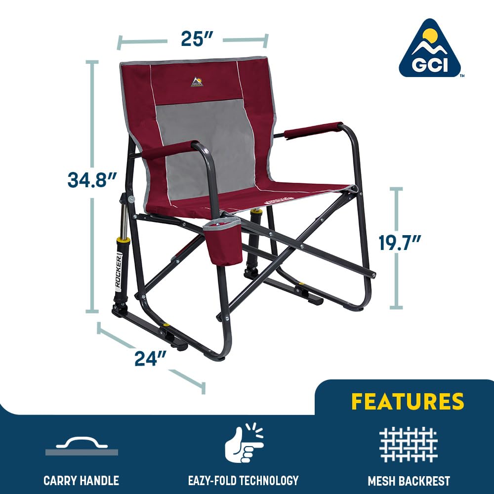 GCI Outdoor Stowaway Rocker - Hunter Topo