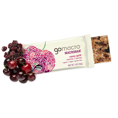 GoMacro MacroBar Organic Vegan Protein Bars - Coconut + Almond Butter + Chocolate Chips (2.3 Ounce Bars, 12 Count)