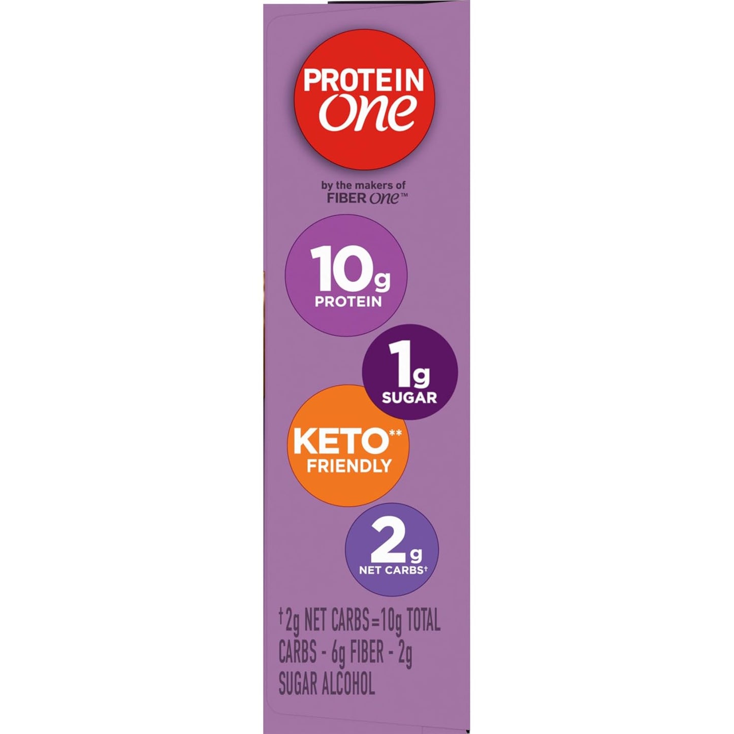 Protein One 90 Calorie Protein Bars, Peanut Butter Chocolate, Keto Friendly, 4.8 oz per box, 5 Ct (Pack of 4)