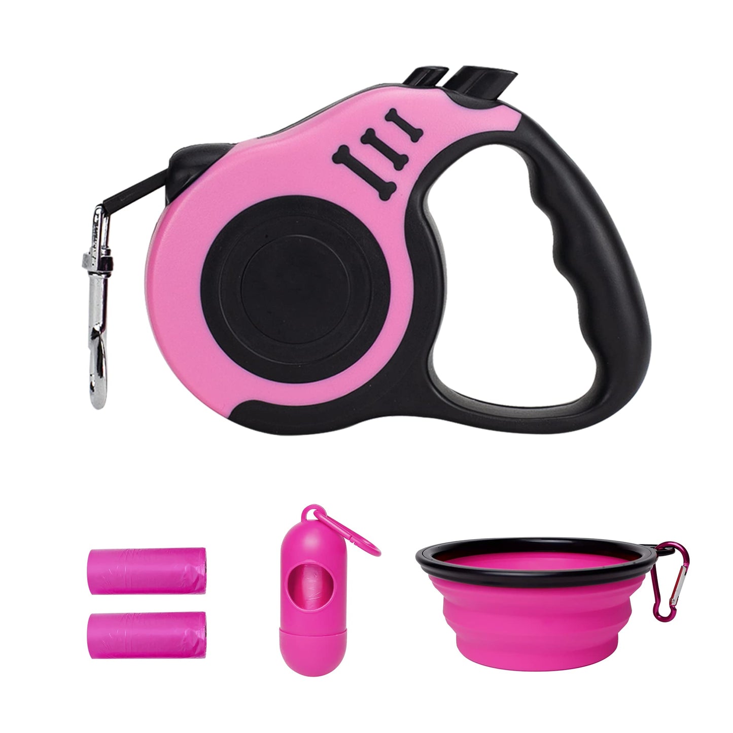 Retractable Dog Leash Automatic Telescopic Tractor Dog Tape, Pet Tape 10/16 FT Durable and Convenient, with Non-Slip Handle, Suitable for Small and Medium-Sized Dogs