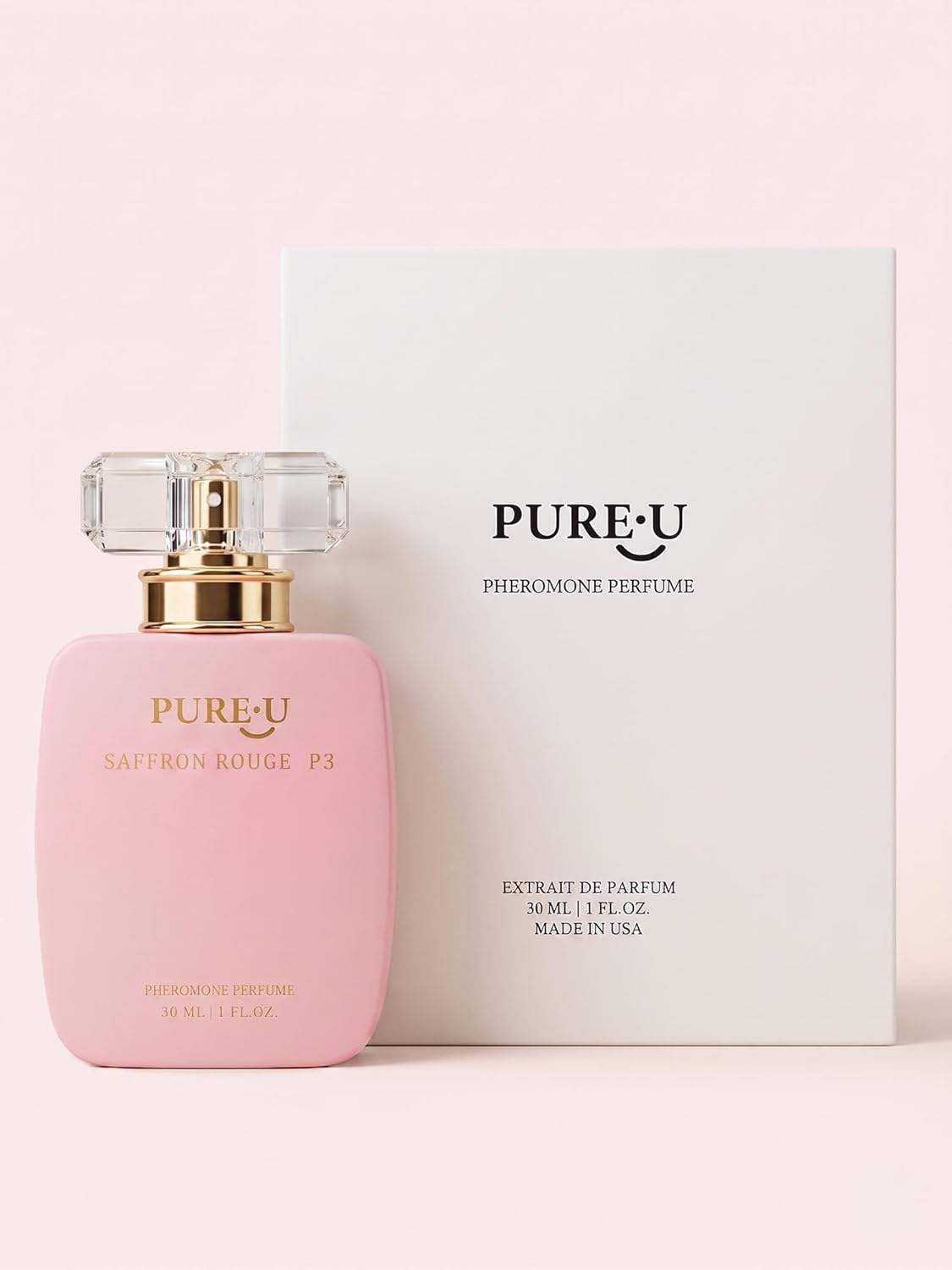 Pheromone Perfume for Women - Long Lasting Saffron Amber & Cedarwood Sophisticated Scent, Luxury Concentrated Extrait de Parfum Spray Oil, Portable Size Signature Scent, 1 fl oz (30ML