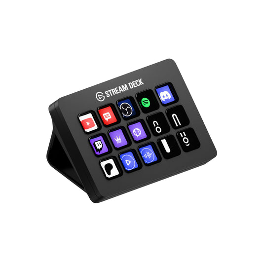 Elgato Stream Deck MK.2 Studio Controller, 15 Macro Keys | Trigger actions in OBS, Twitch, YouTube and more, Visual feedback, Hundreds of plugins, Works with Mac and PC