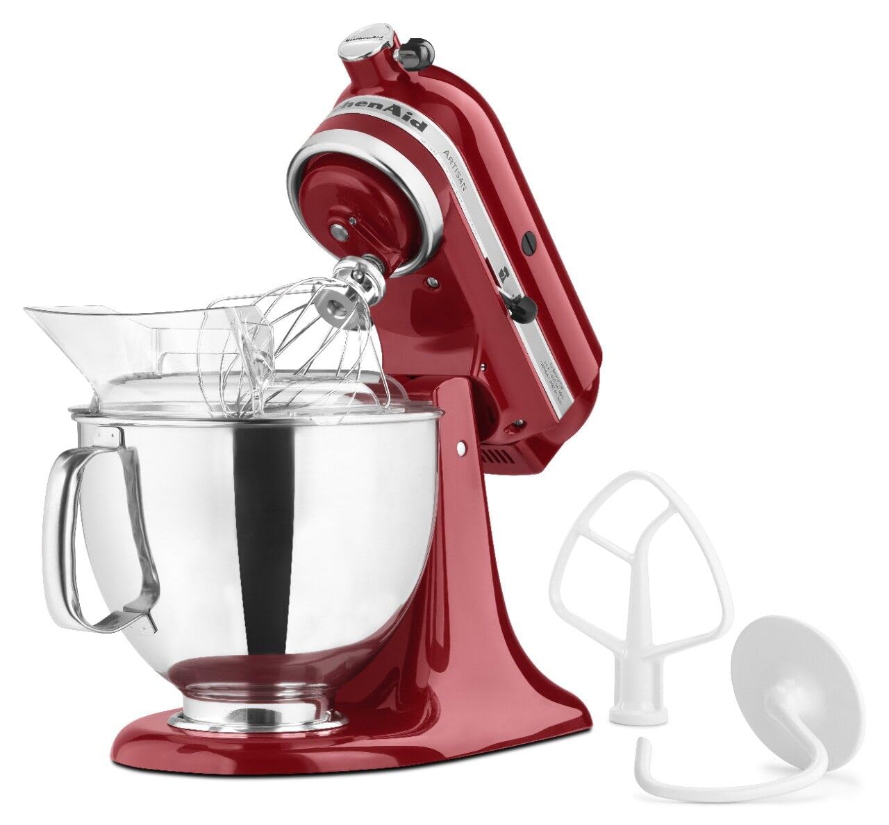 KitchenAid Artisan Series 5 Quart Tilt Head Stand Mixer with Pouring Shield KSM150PS, Almond Cream